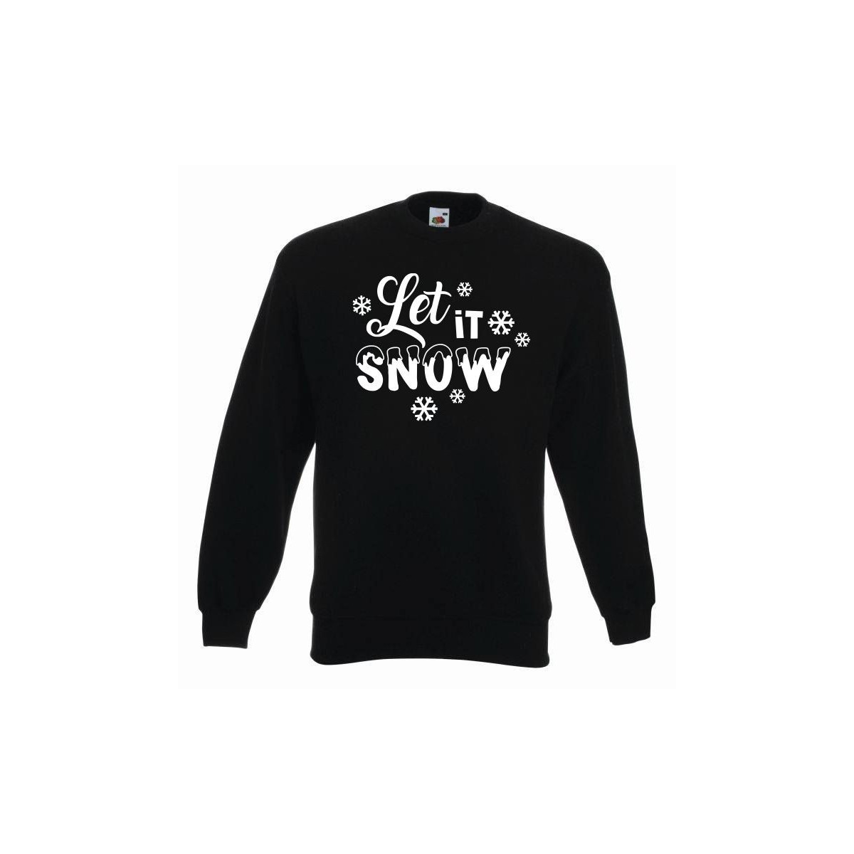 bluza oversize LET IT SNOW