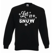 bluza oversize LET IT SNOW