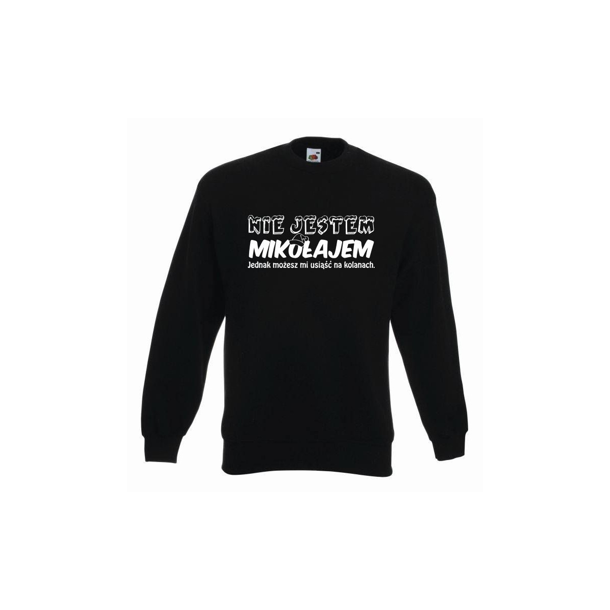 bluza oversize NIE JESTEM MIKOŁAJEM