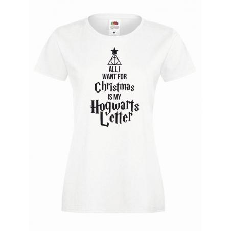 T-shirt lady HOGWARTS LETTER