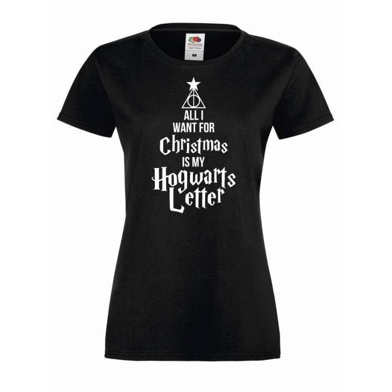 T-shirt lady HOGWARTS LETTER