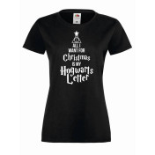 T-shirt lady HOGWARTS LETTER