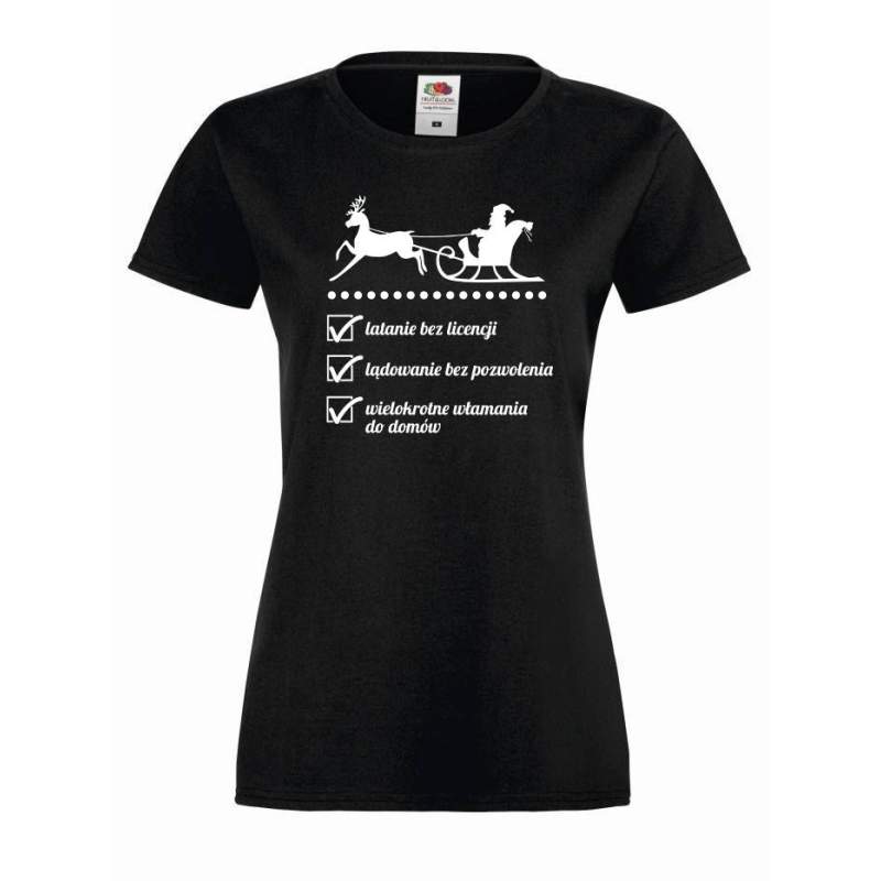 T-shirt lady LICENCJA NA LATANIE