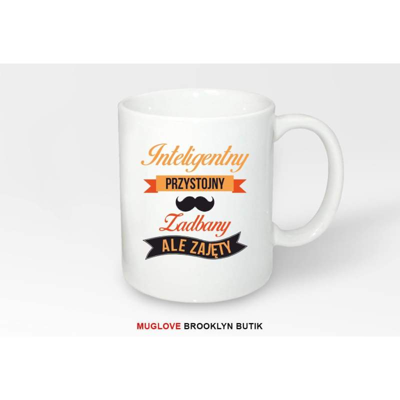 Kubek z nadrukiem INTELIGENTNY