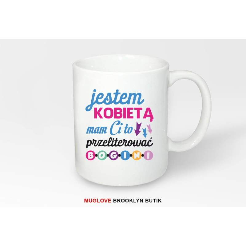 Kubek z nadrukiem BOGINI