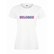 T-shirt lady DTG UNICORN