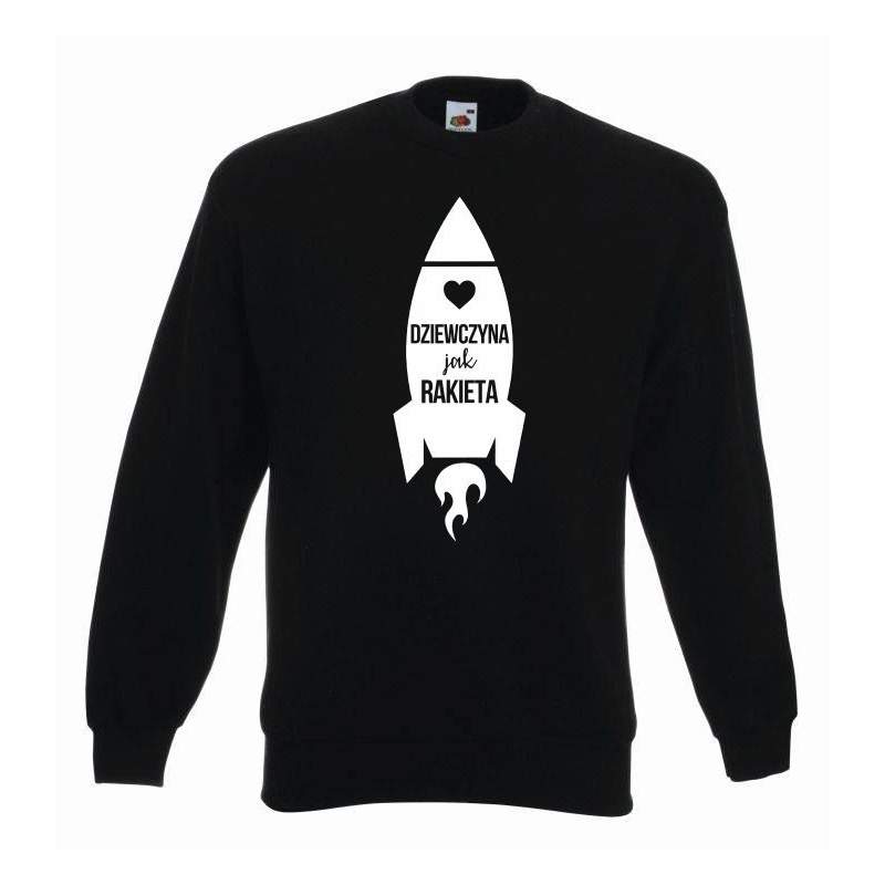 bluza oversize DZIEWCZYNA RAKIETA