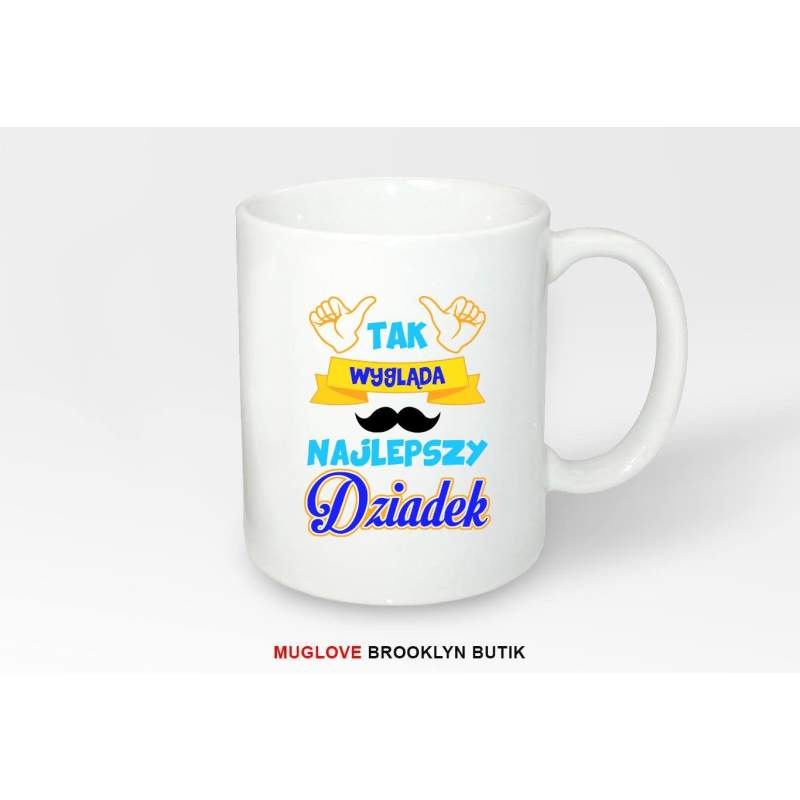 Kubek z nadrukiem NAJLEPSZY DZIADEK NA ŚWIECIE