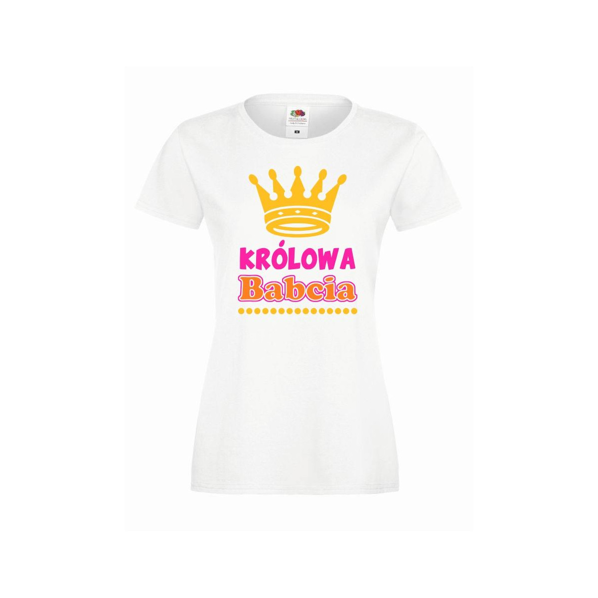T-shirt lady/oversize DTG KRÓLOWA BABCIA