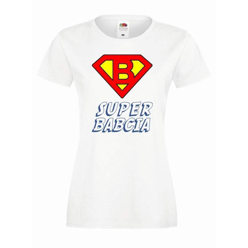T-shirt lady/oversize DTG SUPER BABCIA