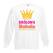 Bluza oversize DTG KRÓLOWA BABCIA
