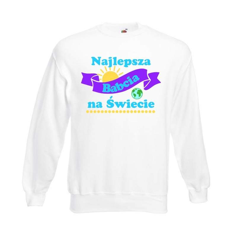 Bluza oversize DTG NAJLEPSZA BABCIA NA ŚWIECIE 2