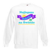 Bluza oversize DTG NAJLEPSZA BABCIA NA ŚWIECIE 2