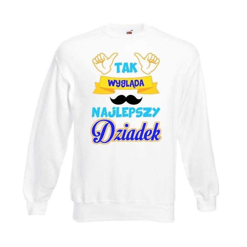 Bluza oversize DTG TAK WYGLĄDA NAJLEPSZY DZIADEK 