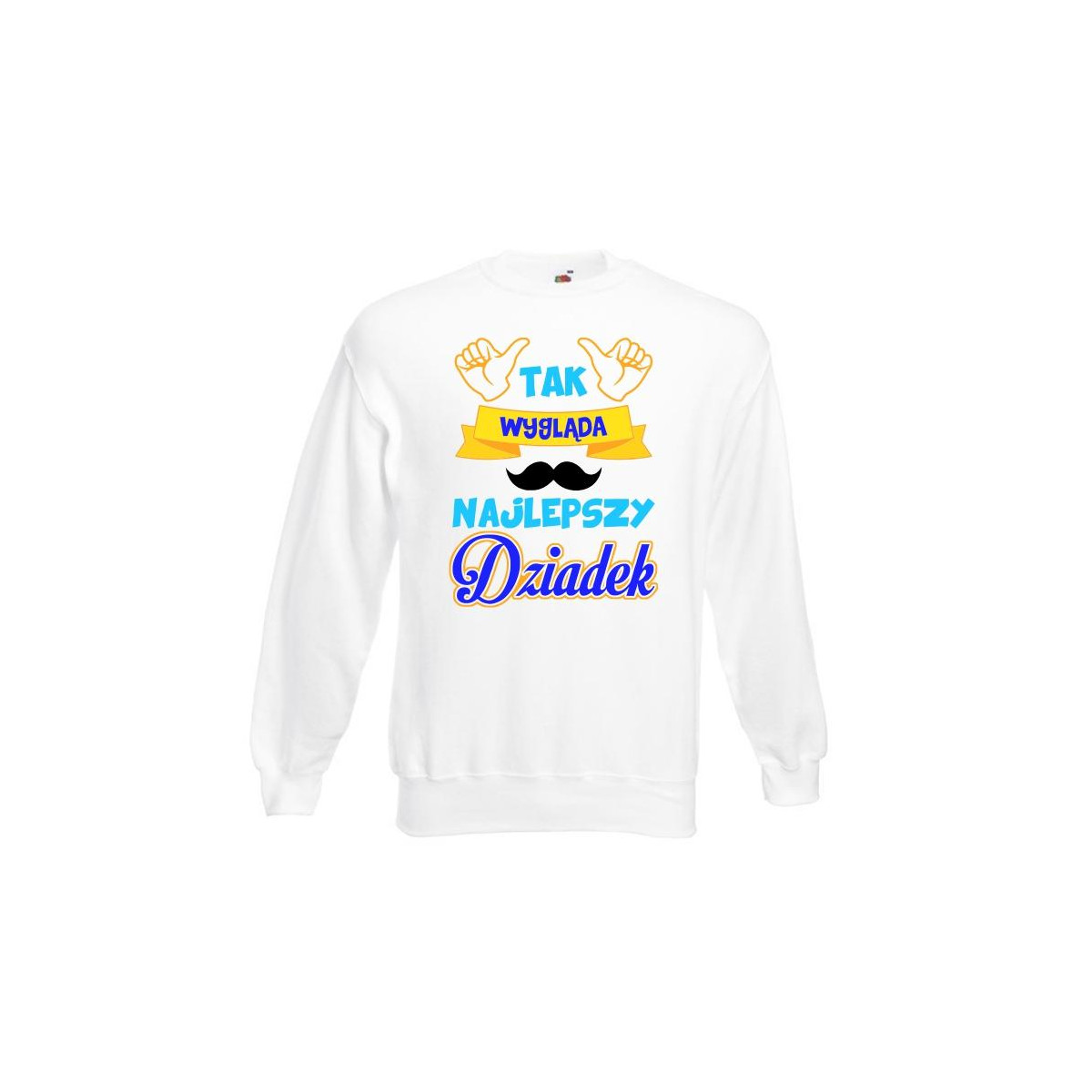 Bluza oversize DTG TAK WYGLĄDA NAJLEPSZY DZIADEK 