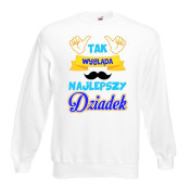 Bluza oversize DTG TAK WYGLĄDA NAJLEPSZY DZIADEK 