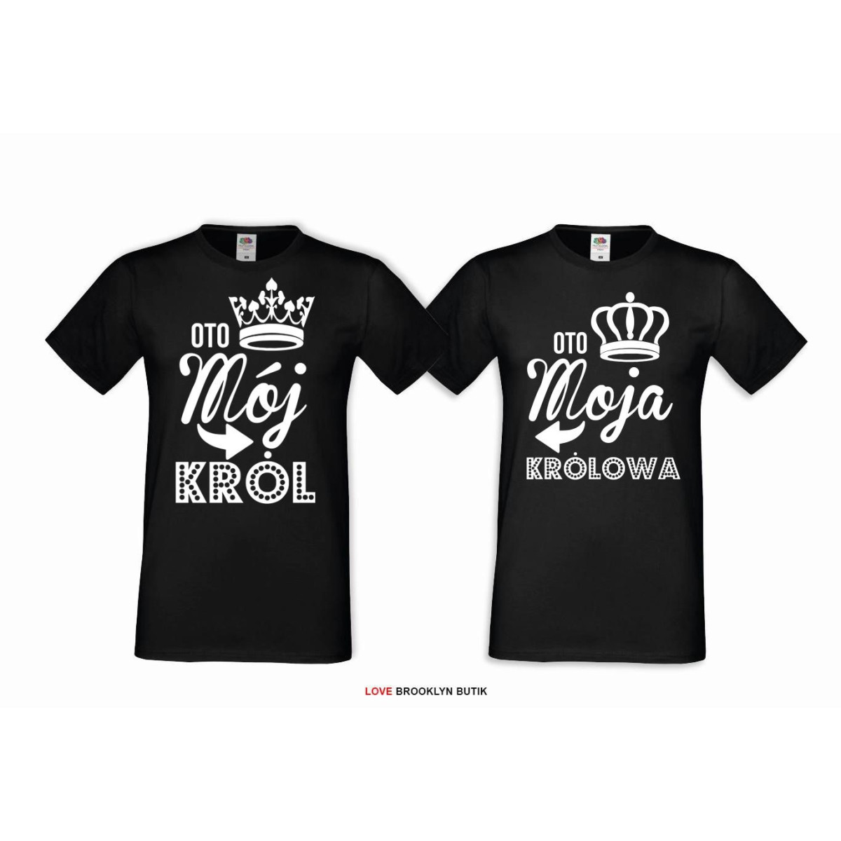 T-shirt DLA PAR 2 SZT QUEEN & KING 