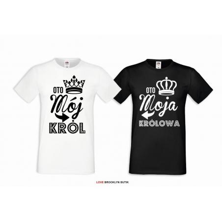T-shirt DLA PAR 2 SZT QUEEN & KING 