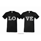 T-shirt DLA PAR 2 SZT MOJA babeczka MOJA ciacho napis z przodu