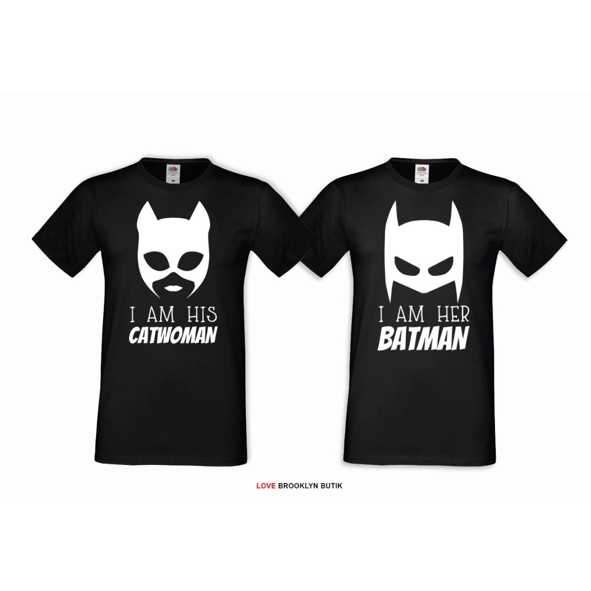 T-shirt DLA PAR 2 SZT MOJA babeczka MOJA ciacho napis z przodu