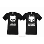 T-shirt DLA PAR 2 SZT MOJA babeczka MOJA ciacho napis z przodu