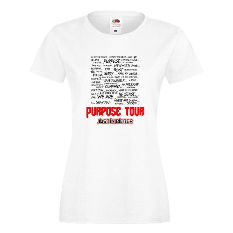 T-shirt lady/oversize DTG PURPOSE TOUR (OUTLET)