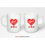 Kubki z nadrukiem 2 sztuki LOVE HIM & LOVE HER