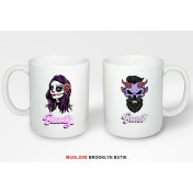 Kubki z nadrukiem 2 sztuki BEAUTY & BEAST