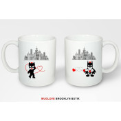 Kubki z nadrukiem 2 sztuki CATWOMAN & BATMAN