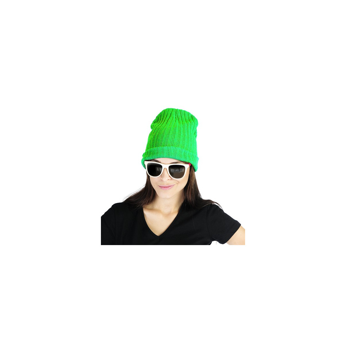 czapka krasnal paski /chabrowa/