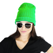 czapka krasnal paski /chabrowa/