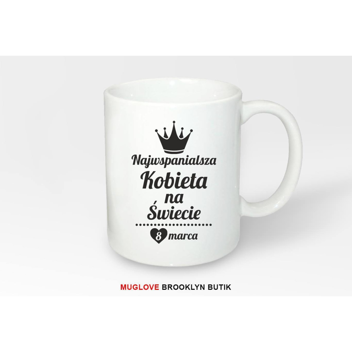 Kubek z nadrukiem NAJWSPANIALSZA KOBIETA