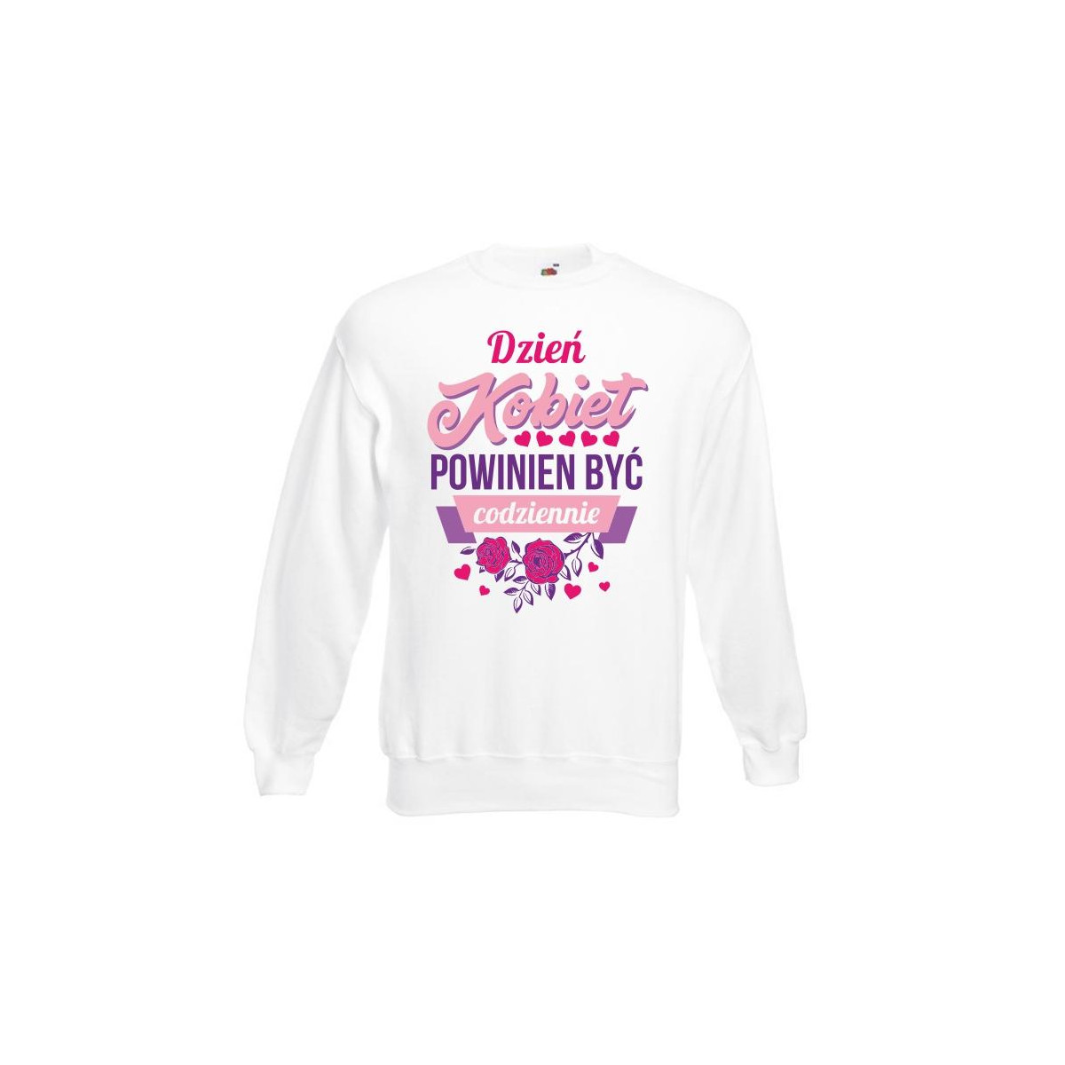 Bluza oversize DTG DZIEŃ KOBIET POWINIEN BYĆ CODZIENNIE