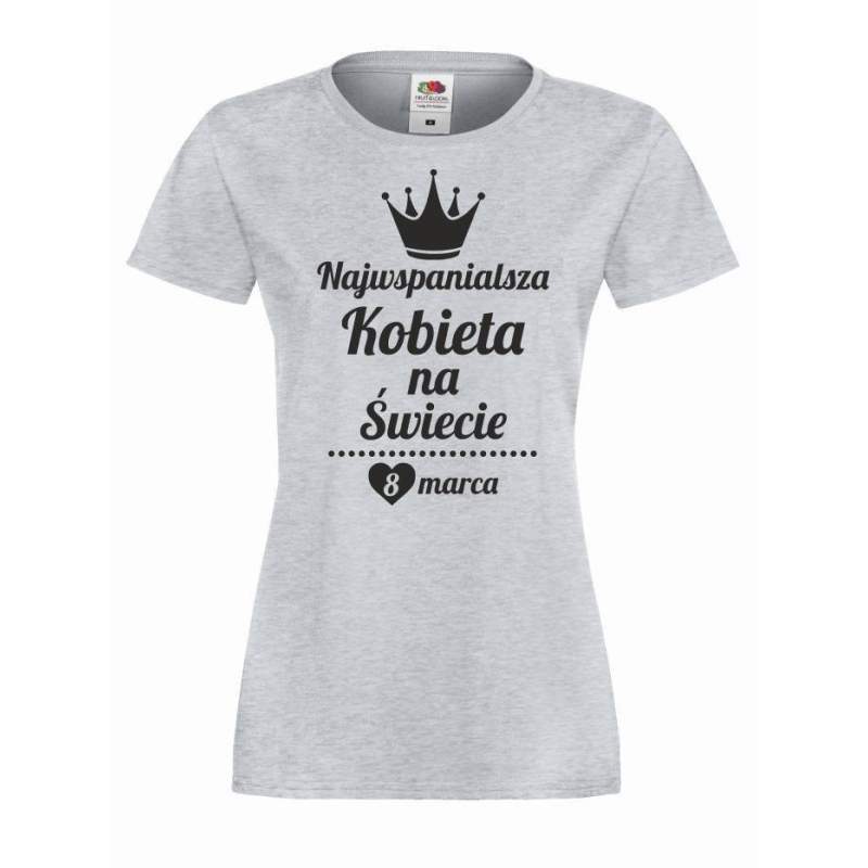 T-shirt lady NAJWSPANIALSZA KOBIETA