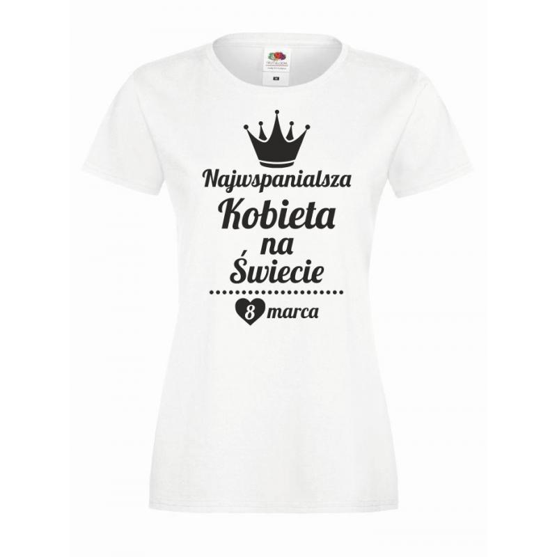 T-shirt lady NAJWSPANIALSZA KOBIETA