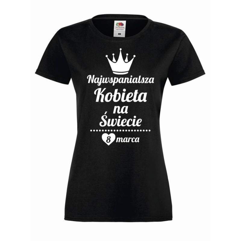T-shirt lady NAJWSPANIALSZA KOBIETA