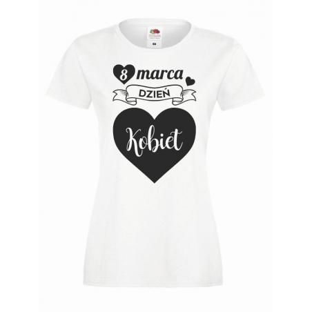 T-shirt lady DZIEŃ KOBIET HEART