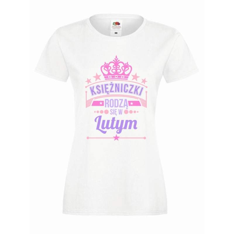 T-shirt lady slim DTG KSIĘŻNICZKI LUTY