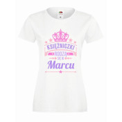 T-shirt lady slim DTG KSIĘŻNICZKI MARCU