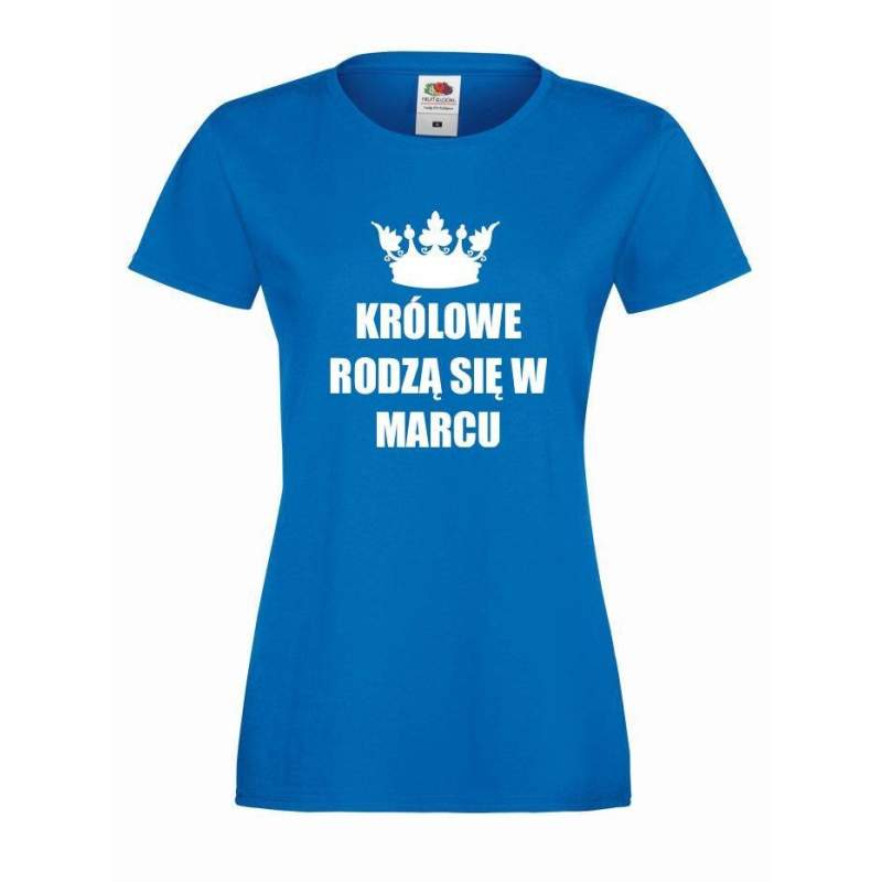T-shirt lady KRÓLOWE MARZEC