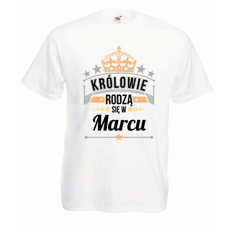 T-shirt oversize DTG KRÓLOWIE MARZEC