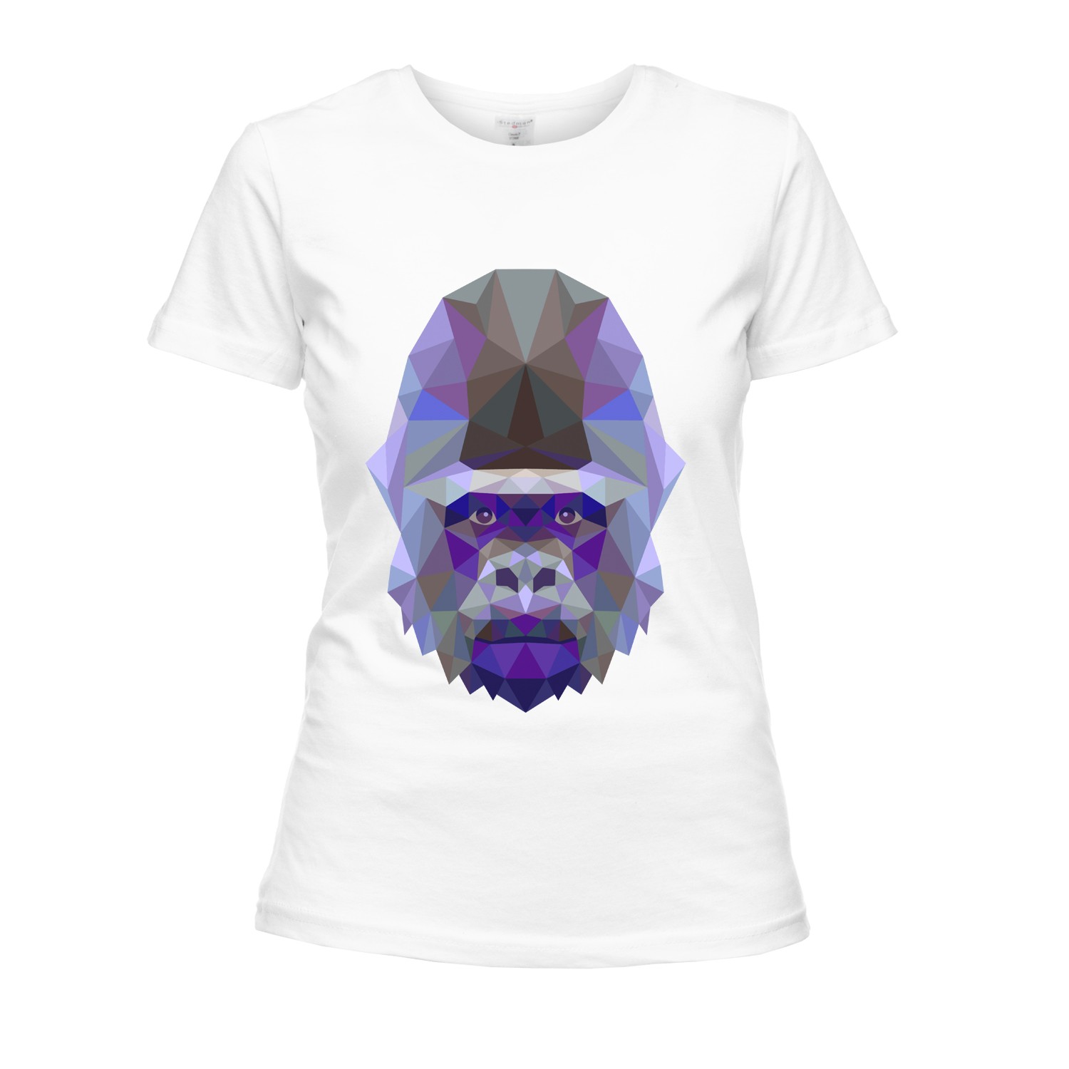 T-shirt woman POLYGON GORILLA /biały/ (OUTLET)