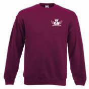 bluza oversize BBC WINGS burgund - przód