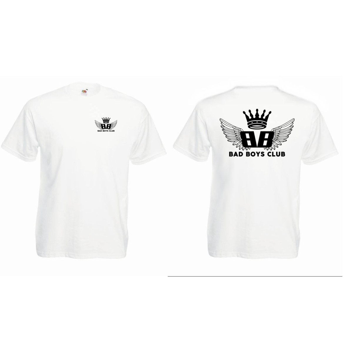 T-shirt oversize BBC WINGS czarna