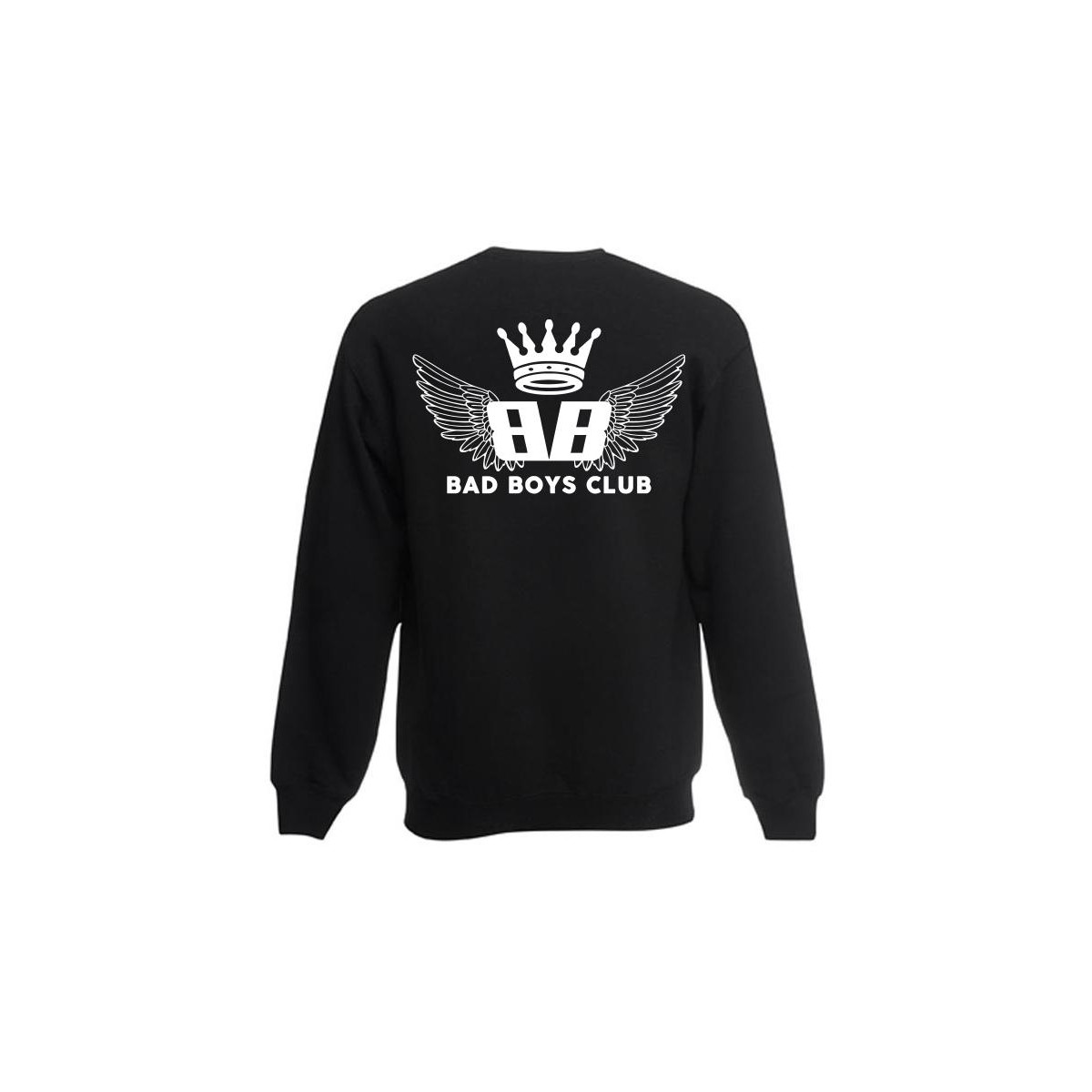 bluza oversize BBC WINGS szara - tył