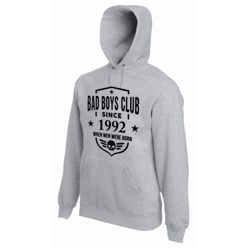 bluza z kapturem BBC SINCE burgund (rok wybierasz sam!)