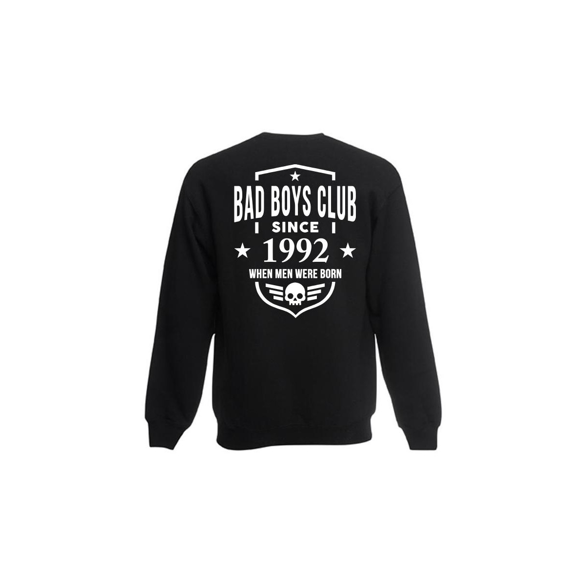 bluza oversize BBC SINCE szara - tył