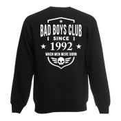 bluza oversize BBC SINCE szara - tył