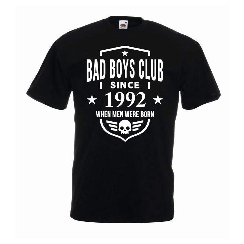 T-shirt oversize BBC SINCE - tył (rok wybierasz sam!)