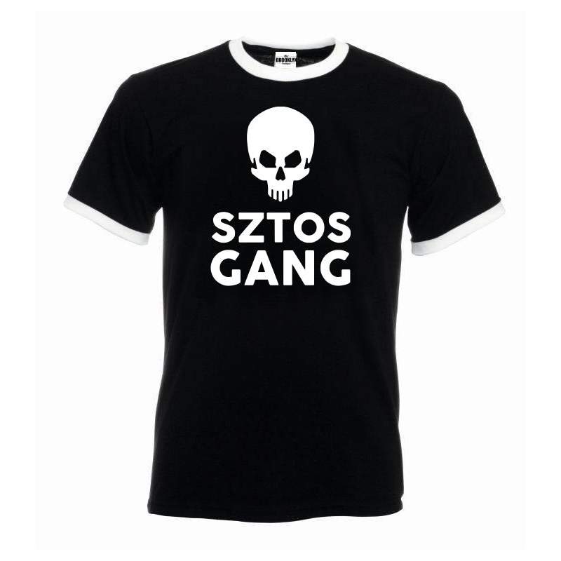 T-shirt oversize SZTOS GANG SKULL